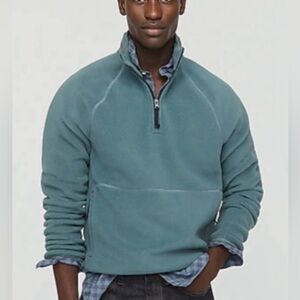 J.Crew Nordic Micro Fleece Half Zip Pullover M